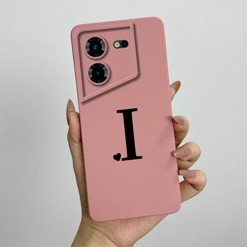 

Чехол для Tecno Pova 5 Pro Чехол для Tecno Pova 5 LH8n LH7n Чехол Pova5 pro Жидкий Мягкий Силиконовый Чехол для Телефона Милый Чехол с Первыми Буквами Tecno Pova 5