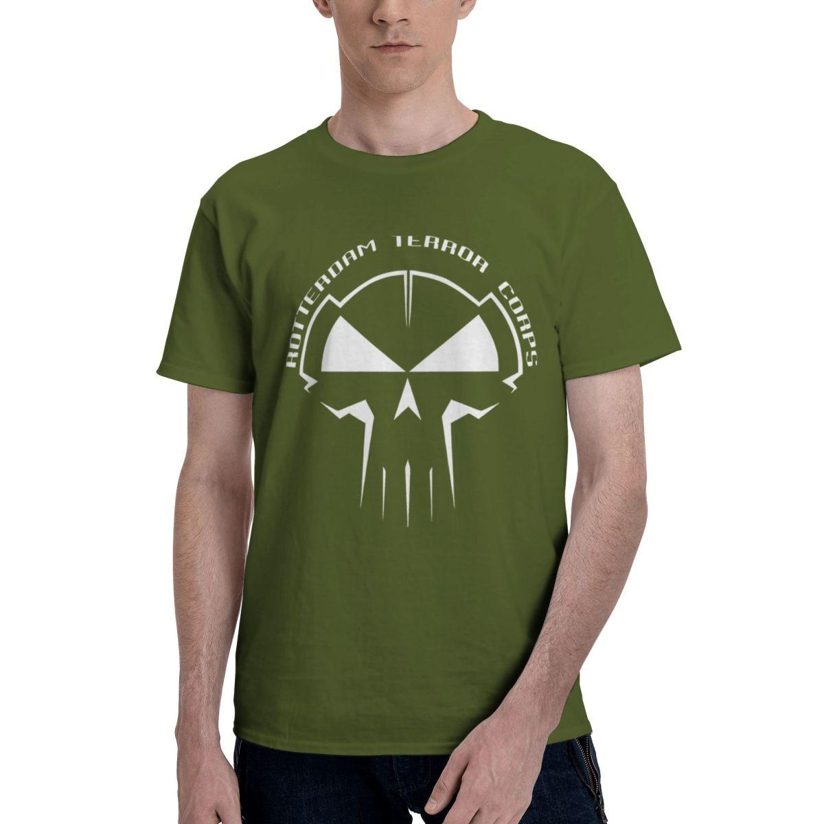 

Rotterdam Terror Corps 100 Cotton Casual Breathable Confortable Kawaii High End Mens Clothing Men Clothes 2XL