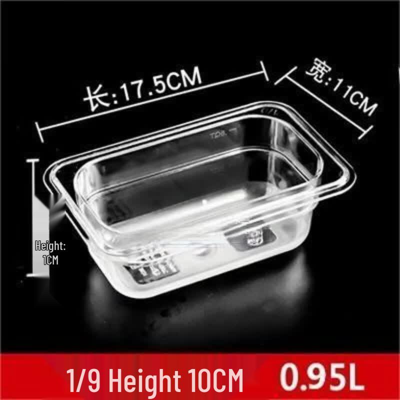 Acrylic Transparent Gastronorm Display Pan