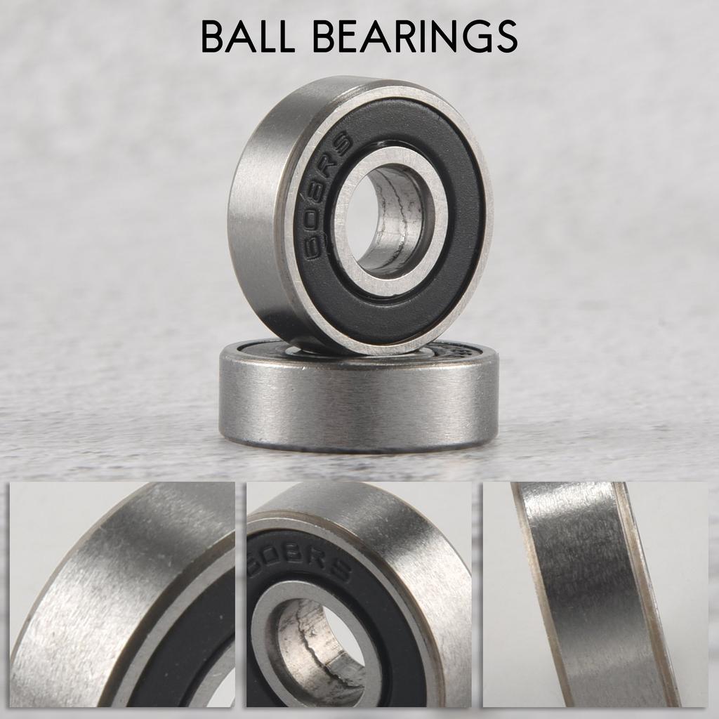 Multifonction 60 Pièces/Ensemble Roulement à Billes 608 2RS ABEC-5 8x22x7 mm Gorge Profonde Acier au Carbone Roulements à Billes Scellés