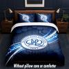 Queens Park Rangers Football Design Bed Bedding Set 1 Duvet Cover + 2 Pillowcases Soft Breathable Household Bed Linens