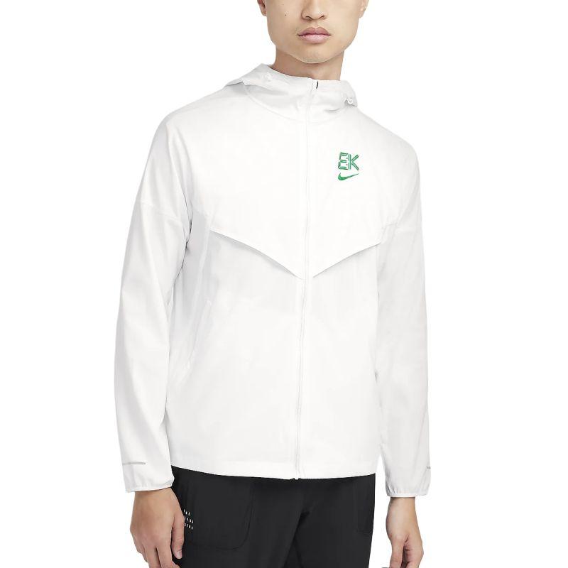 Nike Impossibly Light Kipchoge Windrunner Hooded Zip Lightweight Sports Jacket Men Jackets Summit-White Stadium-Green FV9607-121 2XL
