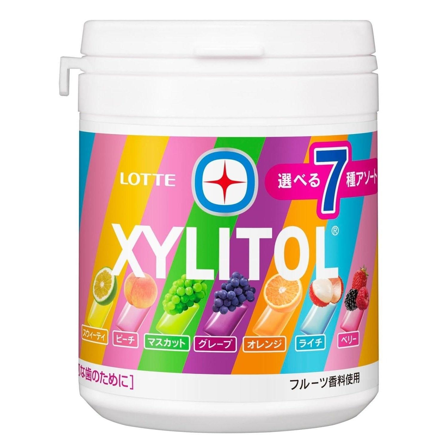 Lotte Xylitol Gum 7 Variety Assortment Bottle 133g