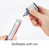 3 Color Whiteboard Marker,2mm Nib Easy Erasable Refillable Ink,Large Capacity,Office Meeting Whiteboard Teaching Stationery