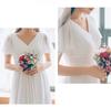 CHUMO Wedding Evening Long Banquet Size [DYIOPMFGZ] Women's Dress, Dress, Dress, Dress, V-Neck, Simple, Elegant, Elegant, Formal, Wedding, Reception,