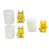 Molde de silicone para bolo faça você mesmo Moldes de chocolate Moldes para fazer velas Molde de silicone para artesanato Material de silicone para fazer você mesmo à mão
