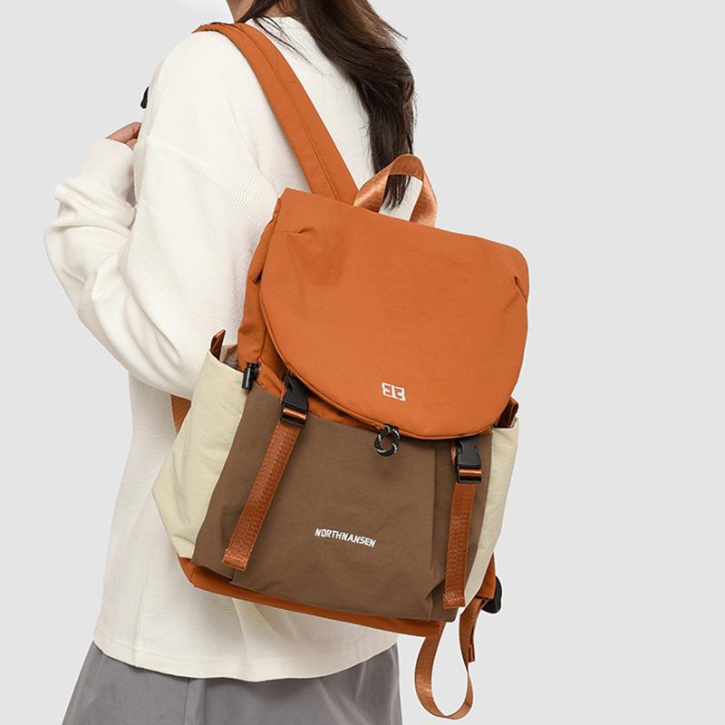 Japanese-style Color-Blocked Schoolbag Large-Capacity Casual Lightweight Waterproof Backpack Multi-Functional Outdoor Backpack