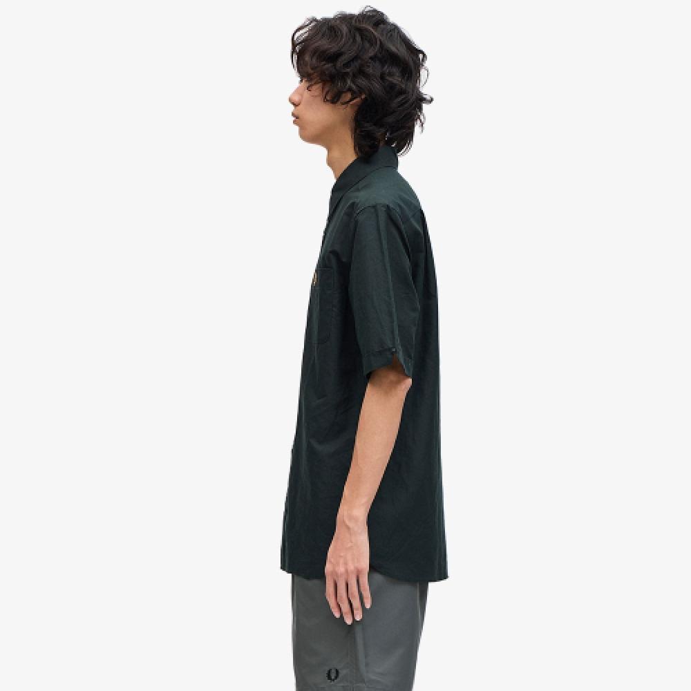 Fred Perry [sharp] Linen Blend Short Sleeve Shirt  Q20  Afpm2417764 Q20