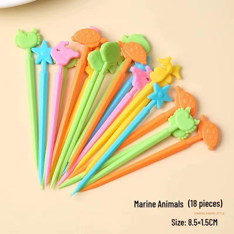 Mickey & Animal Paradise Cute Mini Bento Decoration Picks & Fruit Forks Set