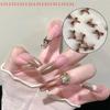 50 Pcs Nail Art Ribbon Bowknot Nail Parts Jewelry for DIY Nail Decorations 3D Resin Flatback Nail Charms Butterfly Bowknot