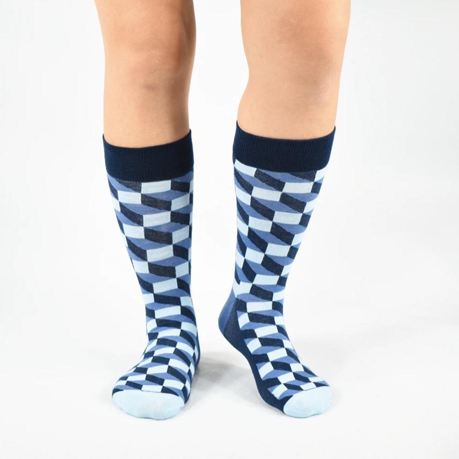 5 Pairs Novelty Men's Cotton Socks Colorful Pattern Funny Fashion Happy Crew Dress Socks Male Tide Brand Men Cotton Socks