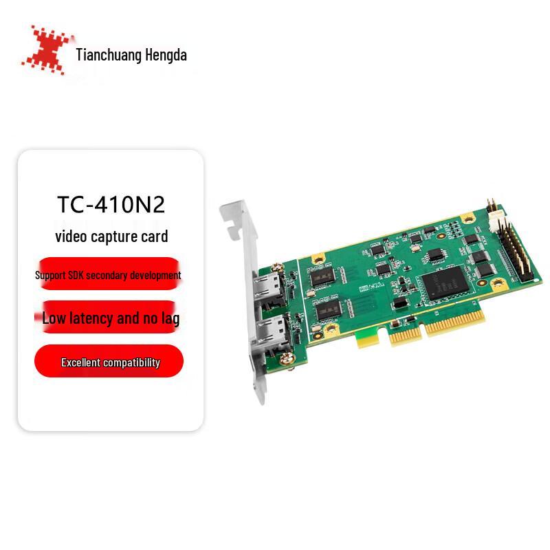 TCHD VideoTC-410N2HDMI 4K PCIe 2-Channel HDMI Video Capture Card