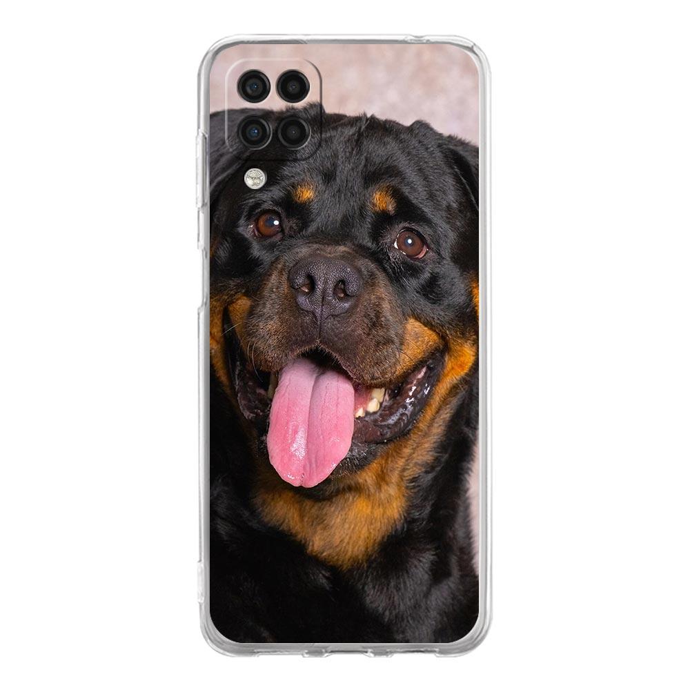 Rottweiler Dog Phone Case For Samsung Galaxy A51 A71 A21S A12 A11 A31 A41 A01 A03S A22 A13 A33 A73 A53 A52 A32 5G A23 Soft Cover