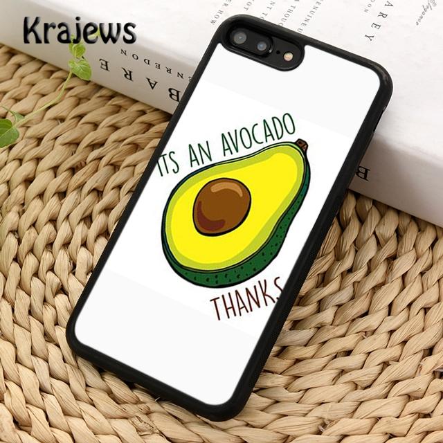 Krajews avocado Pattern Soft Phone Case Cover For iPhone 16 15 SE2020 14 6 7 8 plus 11 12 13 pro max coque Shell Fundas