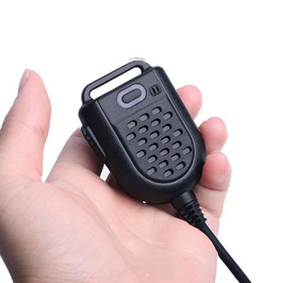Voice Intercom PTT LED Shoulder Speaker Mic Handheld Walkie-talkie Microphone for 5R 888S Sensitive Microphone Audio Stable Sound Pressure Level