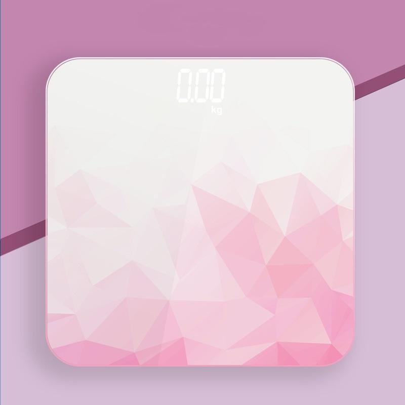 Digital Bathroom Scale 7 Styles Intelligent LCD Display High-Strength Weighing Scales with Temperature Feature Weight Management