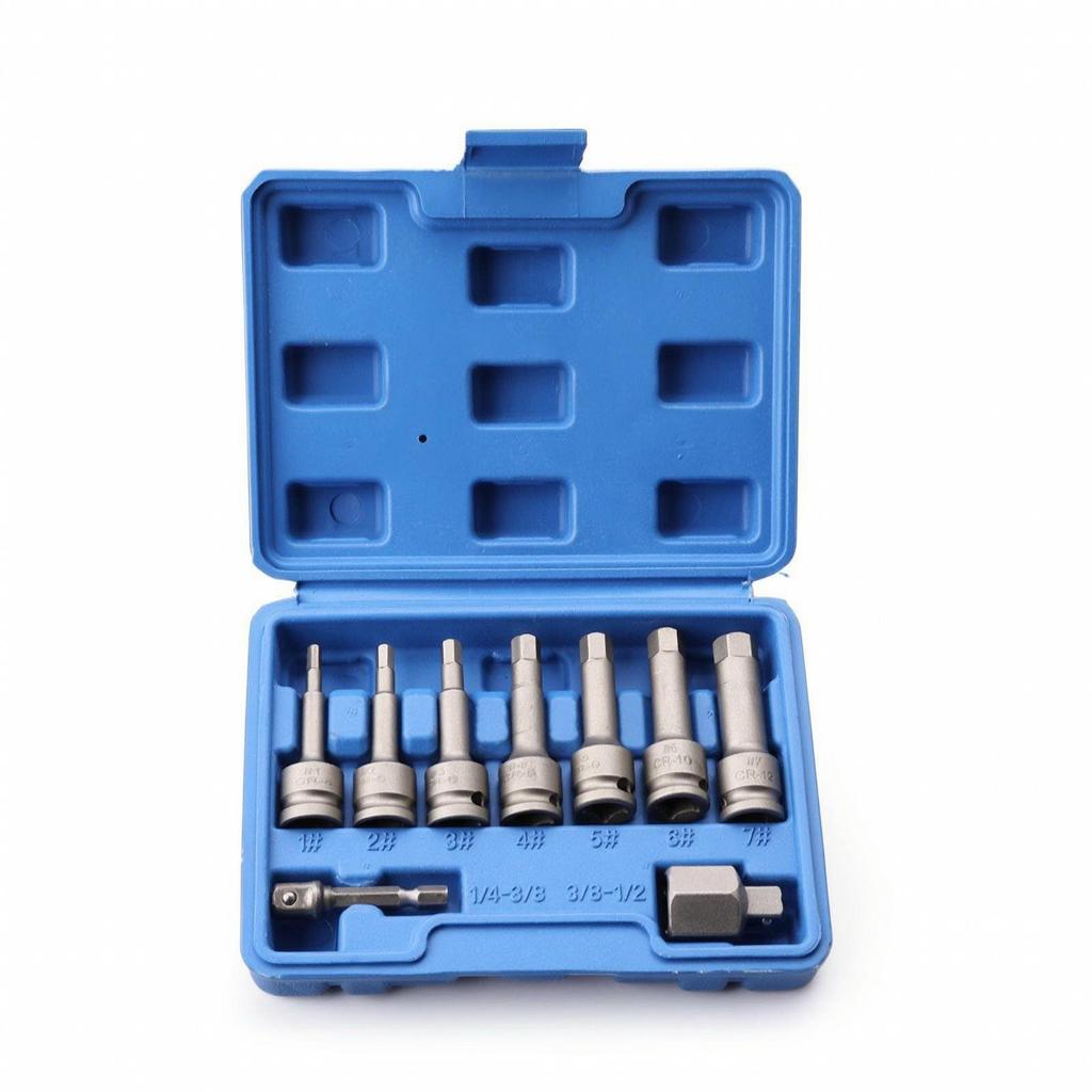 Broken Screw Extractor Set Compact Damaged Portable for Mechanics, Handymen,