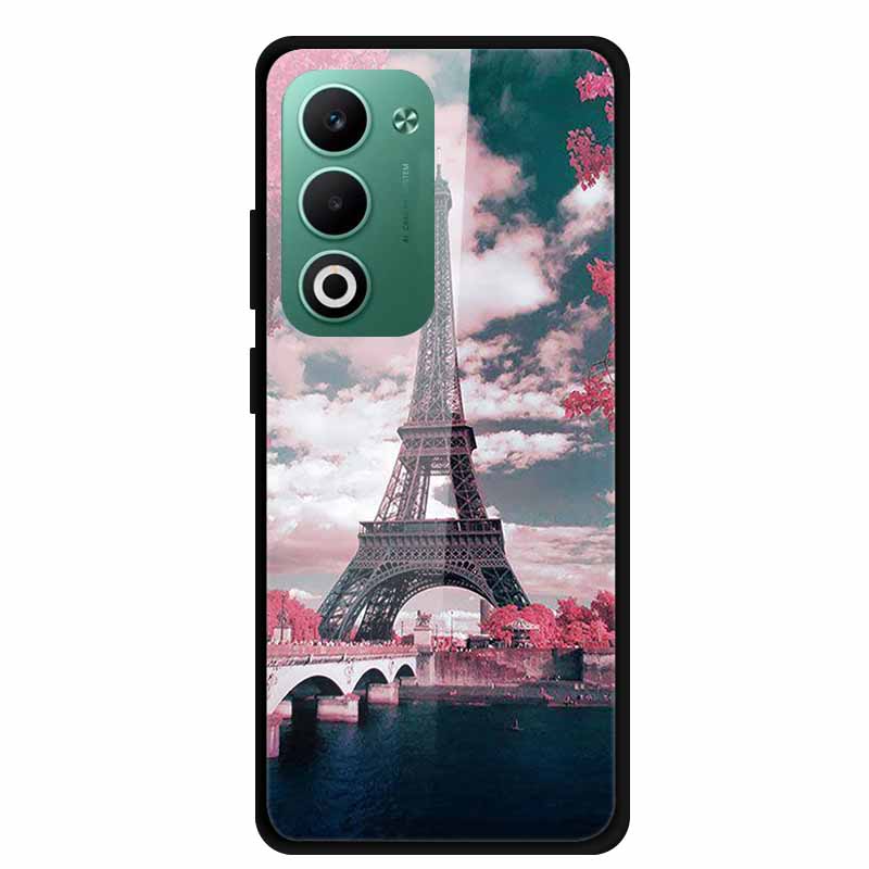 

For Oppo A5 Case Global Version Tempered Glass Hard TPU Phone Cases for Oppo A5 4G 5G Protective Back Cover A 5 CPH2735 CPH2727 Oppo A5 4G 5G Global