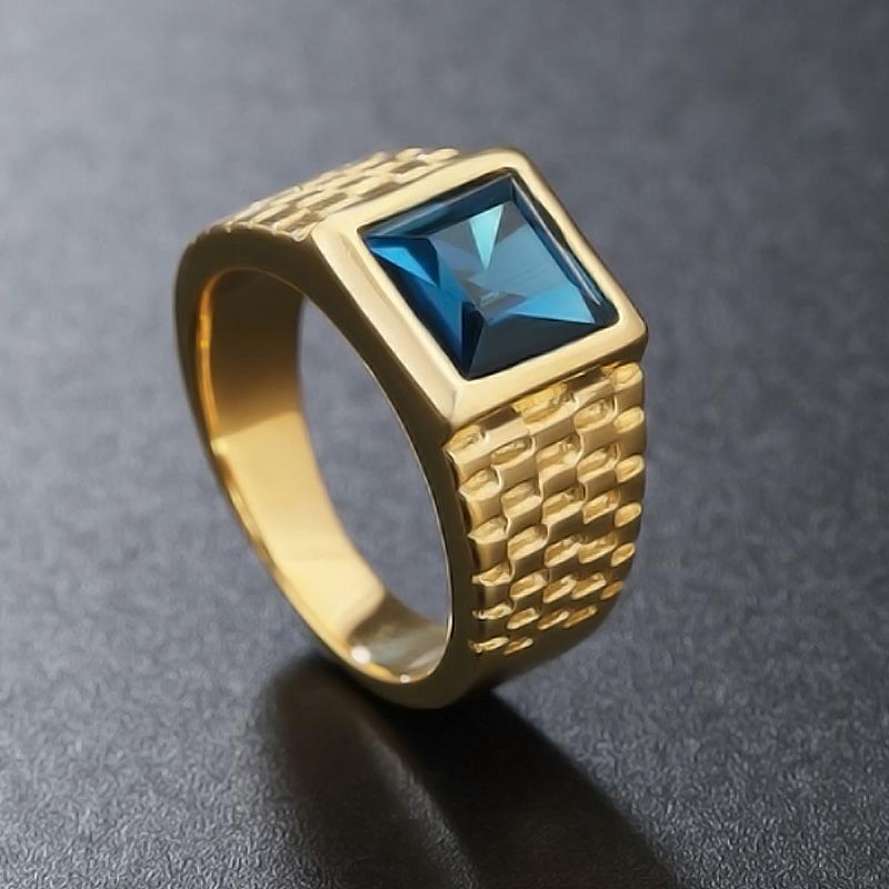 Men's/Women 316LStainless/Titanium Steel Gilded Rings Classic Fashion Trend High Quality Jewelry