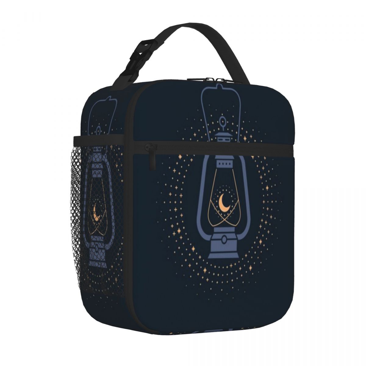 Bestselling Burning The Midnight Oil Compact Style Lunch Tote Cycling Trip Foldable Lunch Bag One Size