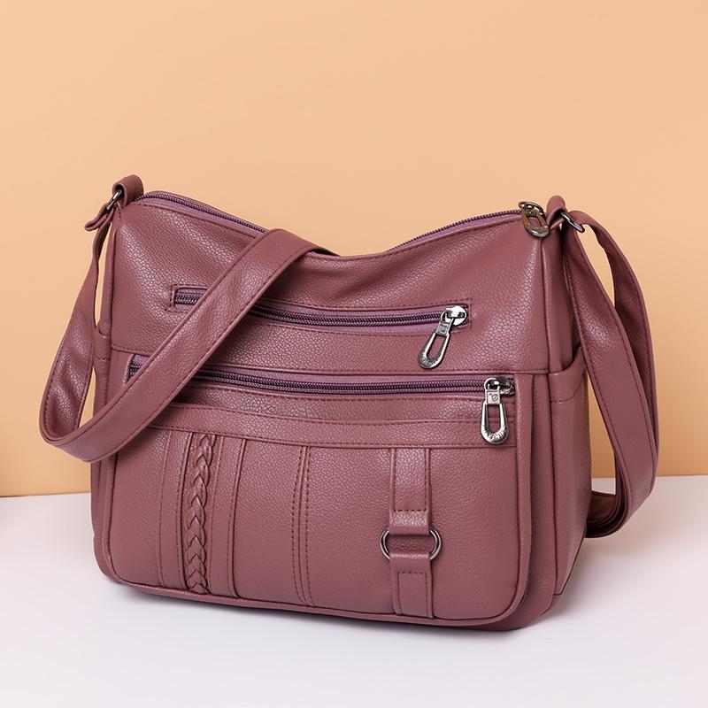 Designer Multi-pocket Crossbody Shoulder Bag For Women 2023 SacHigh Quality Soft Leather Luxury Purses and Handbags Women's Bag