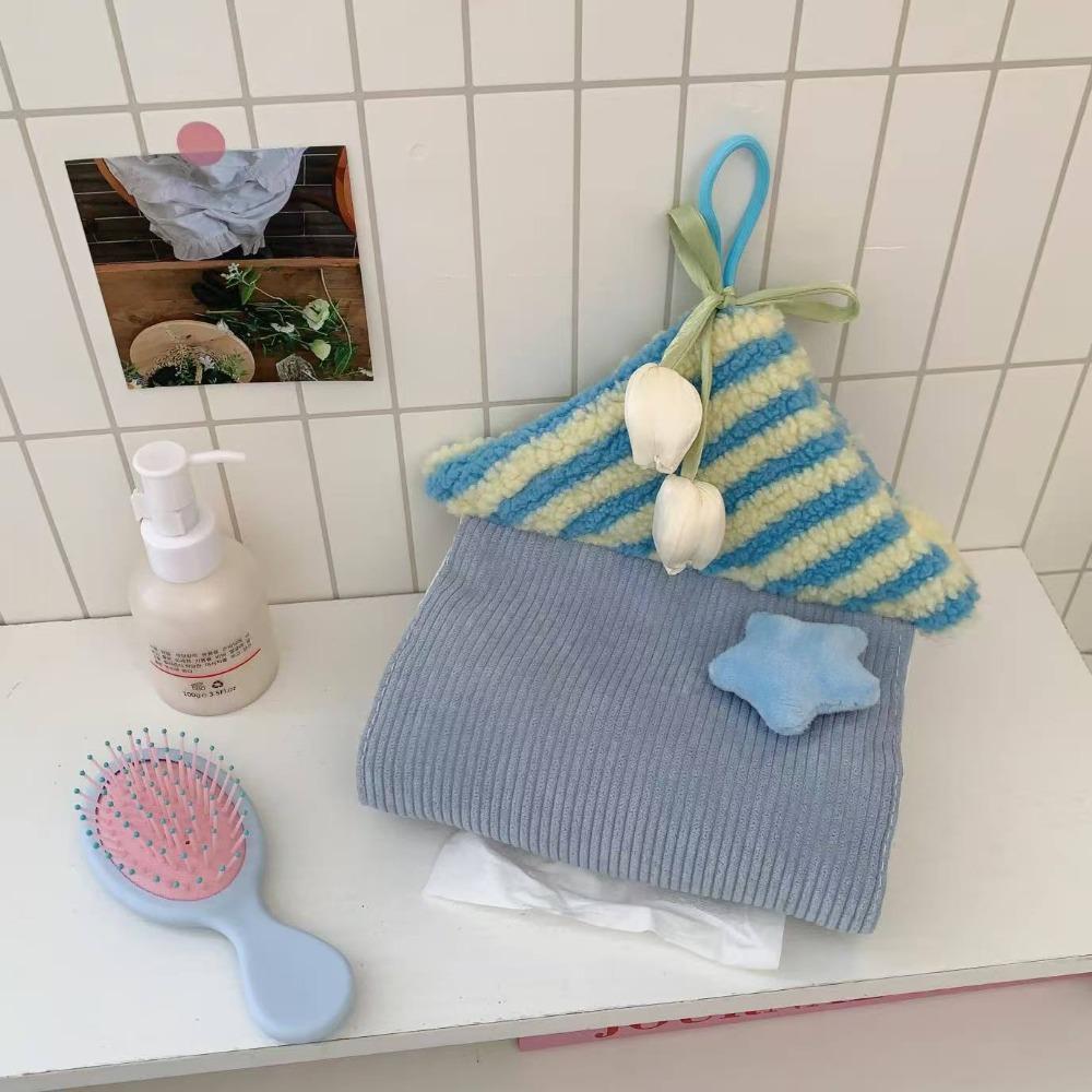 Space Saving Tissue Holder House Shape Tissue Box Cute Tissue Bag