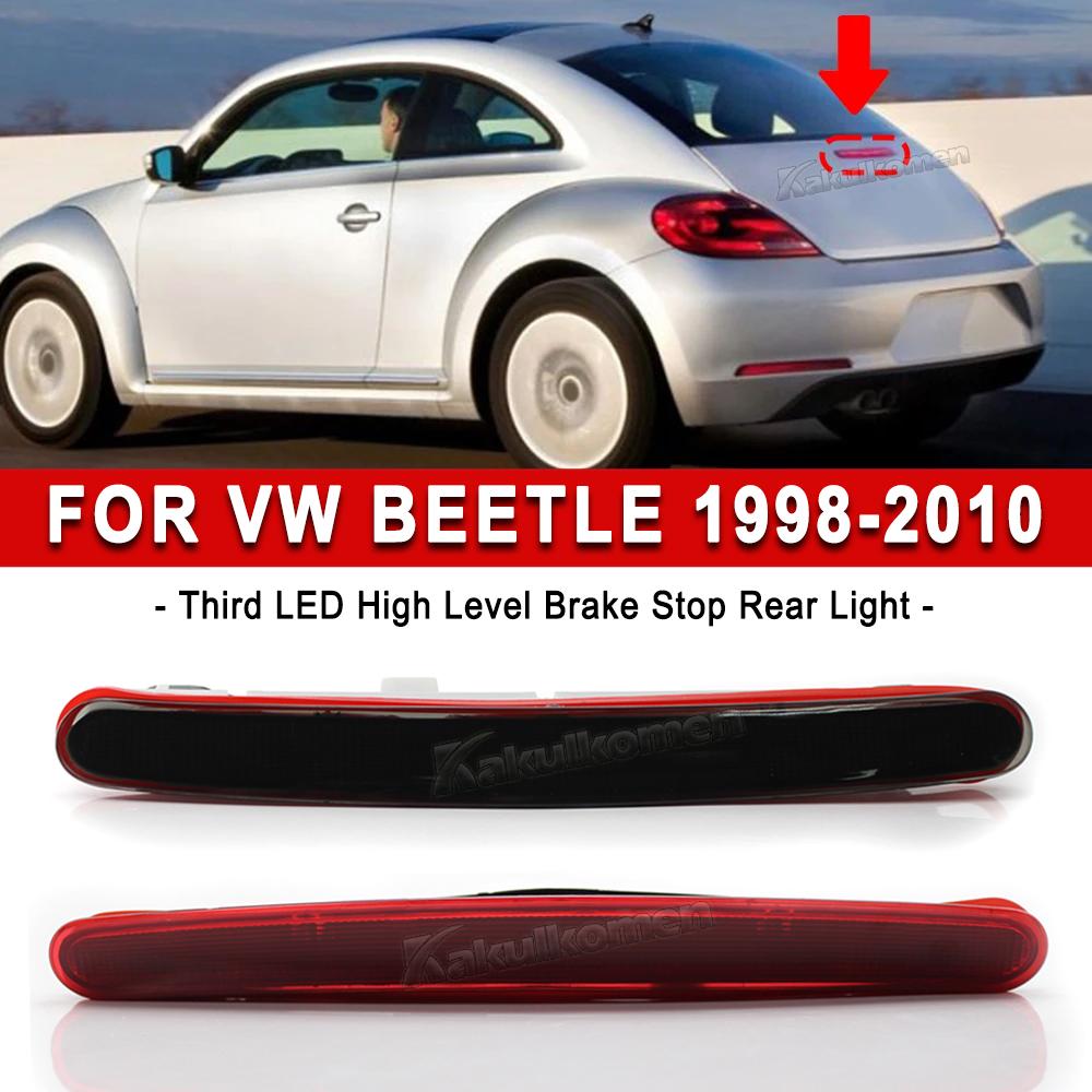 Hot Sales 1C0945097E Car 12V LED Third 3rd Brake Tail Light Rear High Mount Stop Lamp For VW Beetle 1998-2010 With Red LED Light