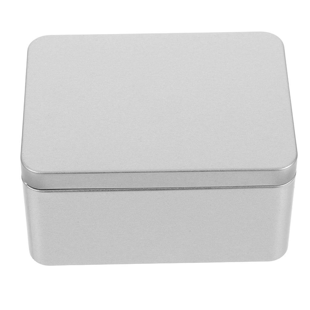 1pcs Large Tinplate Storage Box Multifunctional For Sewing Supplies Craft Tools Travel Keepsake Container Photo Greeting Cards