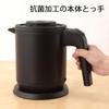 Tiger Electric Kettle, Steamless, with Anti-Tip and Spill Protection, 600ml, Matte Black, Wakuko PCK-H060KM