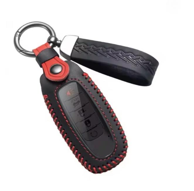 

Remote Car Shell For X-trail T33 Qashqai J12 Teana Altima Ariya 2022 2023 Key Case Cover Holder Keychain чорний