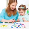 Children Geometry Foam Stickers Puzzle Self-Adhesive EVA Sticker Kids Education DIY Toys for Crafts Arts Making Gift TMZ