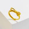 24K Gold Color Branch Leaf Rings For Women Adjustable Open Ring Non Tarnish Wedding Band Trendy Jewelry Accessories Gifts