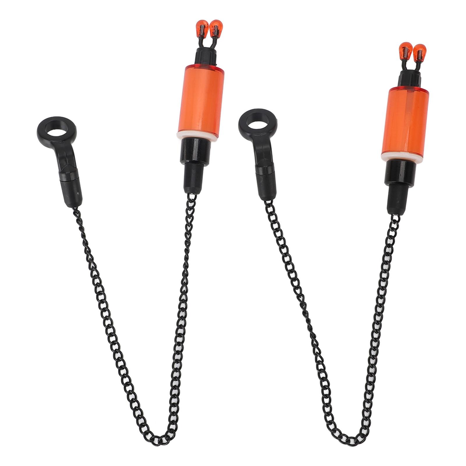 

2 ШТ. Подвеска-сигнализатор поклевки АБС-пластик Нержавеющая сталь Портативный Сигнализатор поклевки Индикатор поклевки Карп