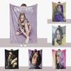 Thick Billie Eilish Blanket Double Sided Fuzzy Blanket Bedroom Supplies Lounge