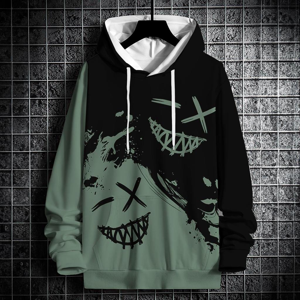 Funny 3D Printed Hoodies For Men Casual Simple Style Unisex Sweatshirts Oversized Pullover Autumn and Winter Fashion y2k Clothes