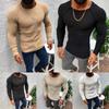 Oneck Men Autumn Winter Knitted Sweaters Casual Slim Fit Blouse Pullovers