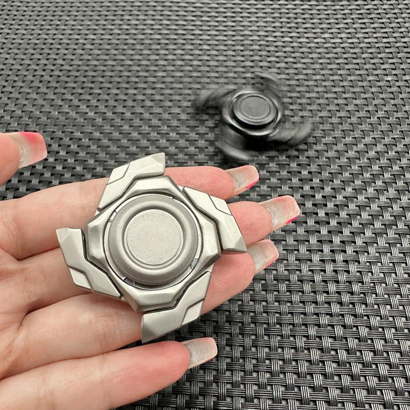 Mini EDC Fidget Spinner Open Armor Top - Magnetic Metal Stress Relief Toy for Adults Anxiety Relief Fidget Slider Holiday Gifts