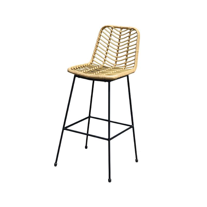 OLOMM Nordic Hand-Woven Rattan 4-Piece Furniture Set