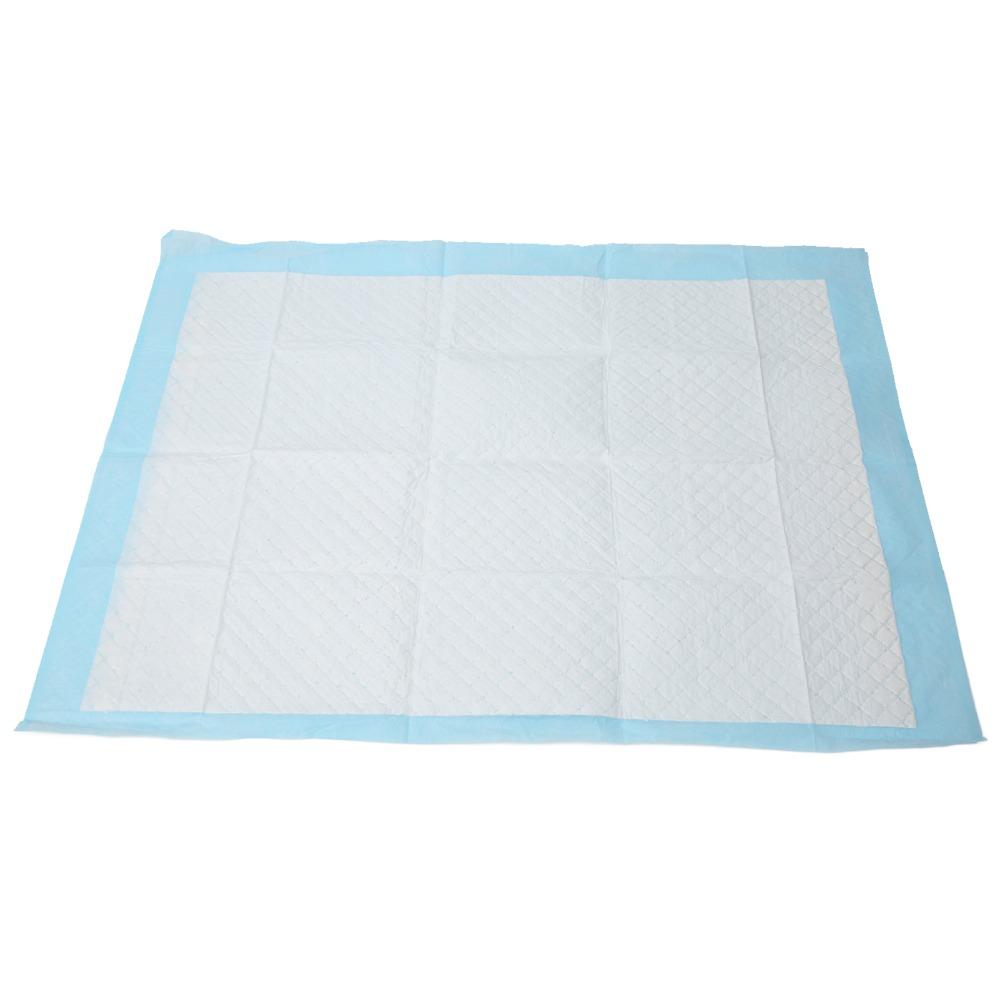 20pcs Five Layer Fabric Pet Pee Pads Blue Mini Pet Diapers Water Absorbent Pads Car Travel Use