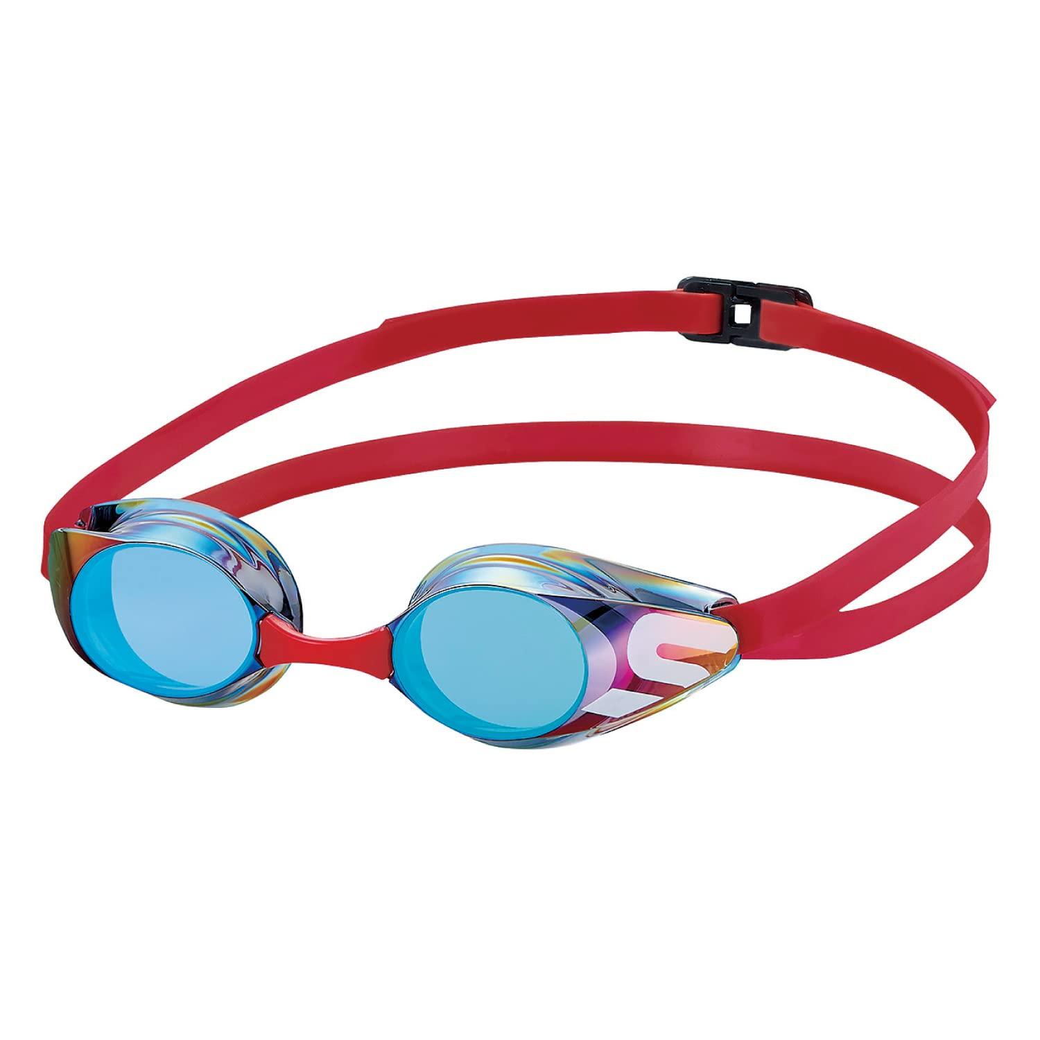 

swimming goggles EMSK Smoke x Emerald Mirror Racing For children years old Fina approved model Free size [Swans] Japanese-made SR-11JM Anti-fog
