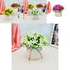 Artificial Orchid Plant With Plastic Pot For Home Decor And Living Room Decor
