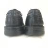 USED/60s-70s Vintage STUART HOLMES Goodyear Long Wingtip Shoes 27.5-28cm Black