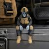 Military History Buff Gift Skeleton Hero Shelf Sitter Ornament, 3D Printed Soldier Figurine, Remembrance Sculpture Gothic Tactical Warrior Sitting