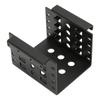 Supporto per HDD da 2,5 pollici Design Vuoto in Lega di Alluminio Gabbia per Hard Disk da 2,5 pollici ad Alta Durezza per HDD SSD IDE da 2,5 pollici Nero