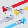 Fashion Small Airplane Car Decorations Warning Effect Wind Power Generation Mini Airplane LED Light Safe Riding