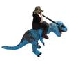 Inflatable Dinosaur Costume for Adult Waterproof Ride On T Rex Funny Blow Up Costume for Halloween