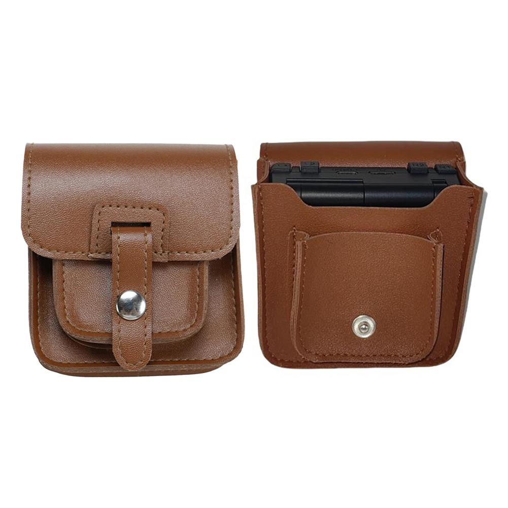 For Anbernic RG34XXSP Game Console Carrying Case Waterproof Leather Console Protective Bag Anti-Scratch Outdoor Flap Storage Bag
