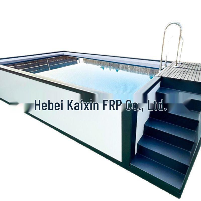 Compact Movable Fiberglass Swimming Pool for Outdoor Homestay or Garden Villa