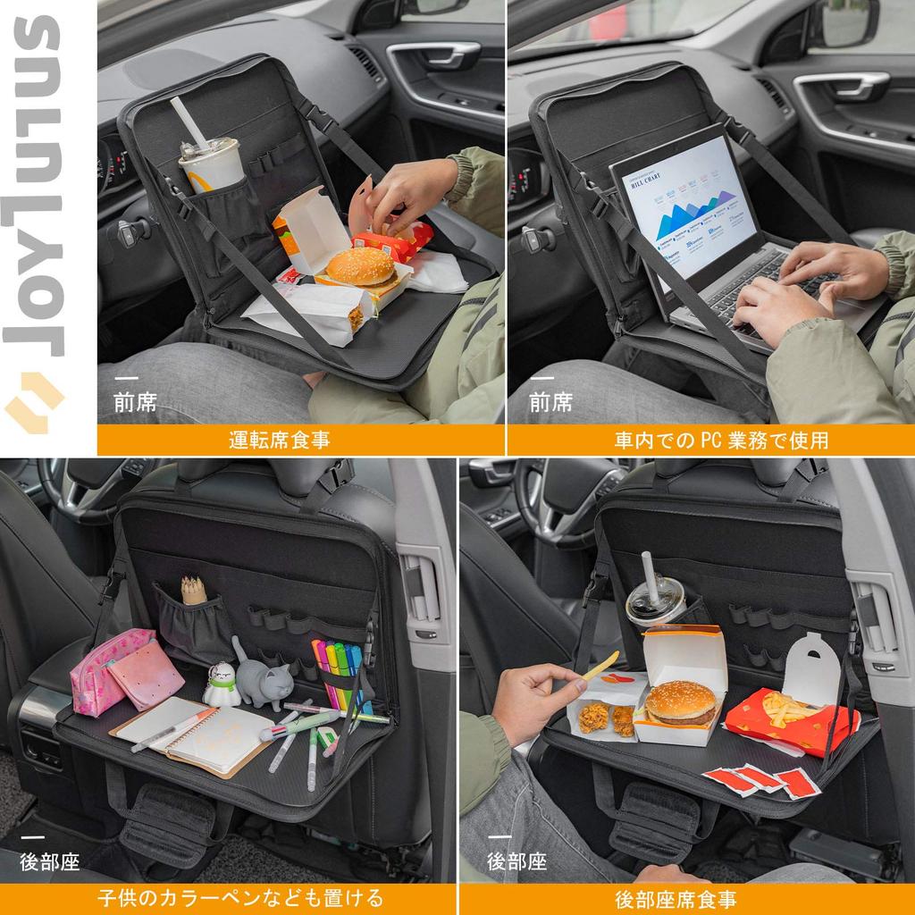 JOYTUTUS Steering Wheel Car Adjustable Keeps Table Folding Passenger Seat Table for Kei Convenient for Easy Passenger Seat Compatible with Various
