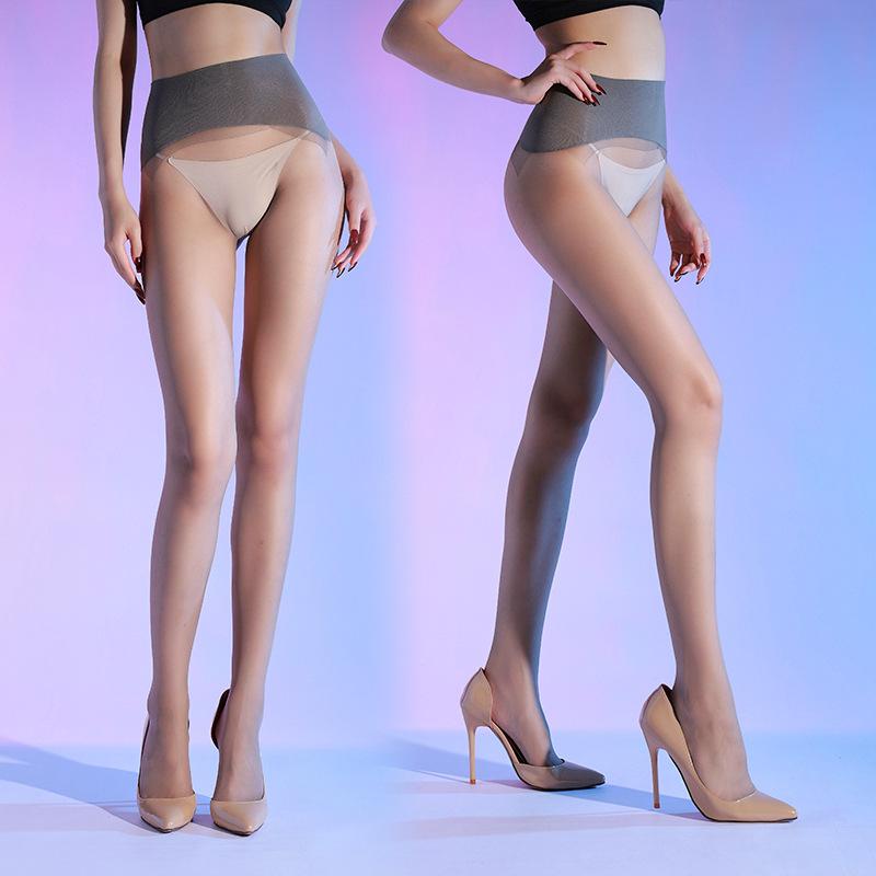 Women's Stockings Invisible Summer Pantyhose Ultra-Thin Seamless Lycra Silky Anti-Hook Sockings Breathable Socks Night Club Wear